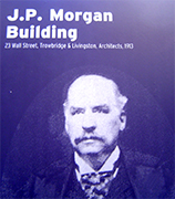At the corner of Wall and Broad streets, the financial crossroads of the world, sits the house of Morgan. J. Pierpont Morgan Sr., the capitalist's capitalist-known throughout the world of finance, sought our for presidents and potentates-helped bankroll the industrialization of America. His influence was such that, during the financial panic of 1907, he orchestrated everything from the rescue of trust companies to the bailout of the New York Stock Change