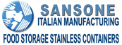 La Nuova Sansone, the Italian stainless steel containers manufacturing co, wine storage containers, food storage containers and chemical storage containers to support the USA, Canada, Japan and worldwide storage industries...